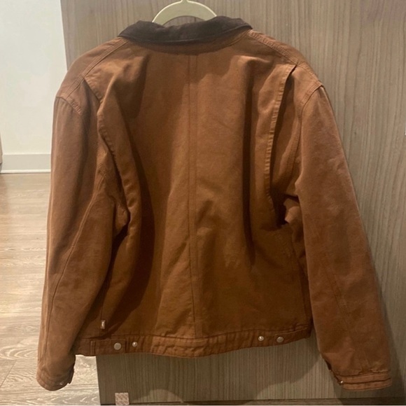 TNA Brown Quilted-Lined Work Jacket - Picture 2 of 3